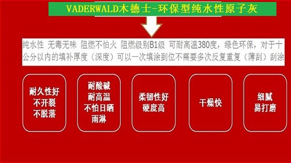 优质型纯水性修补工艺品原子灰