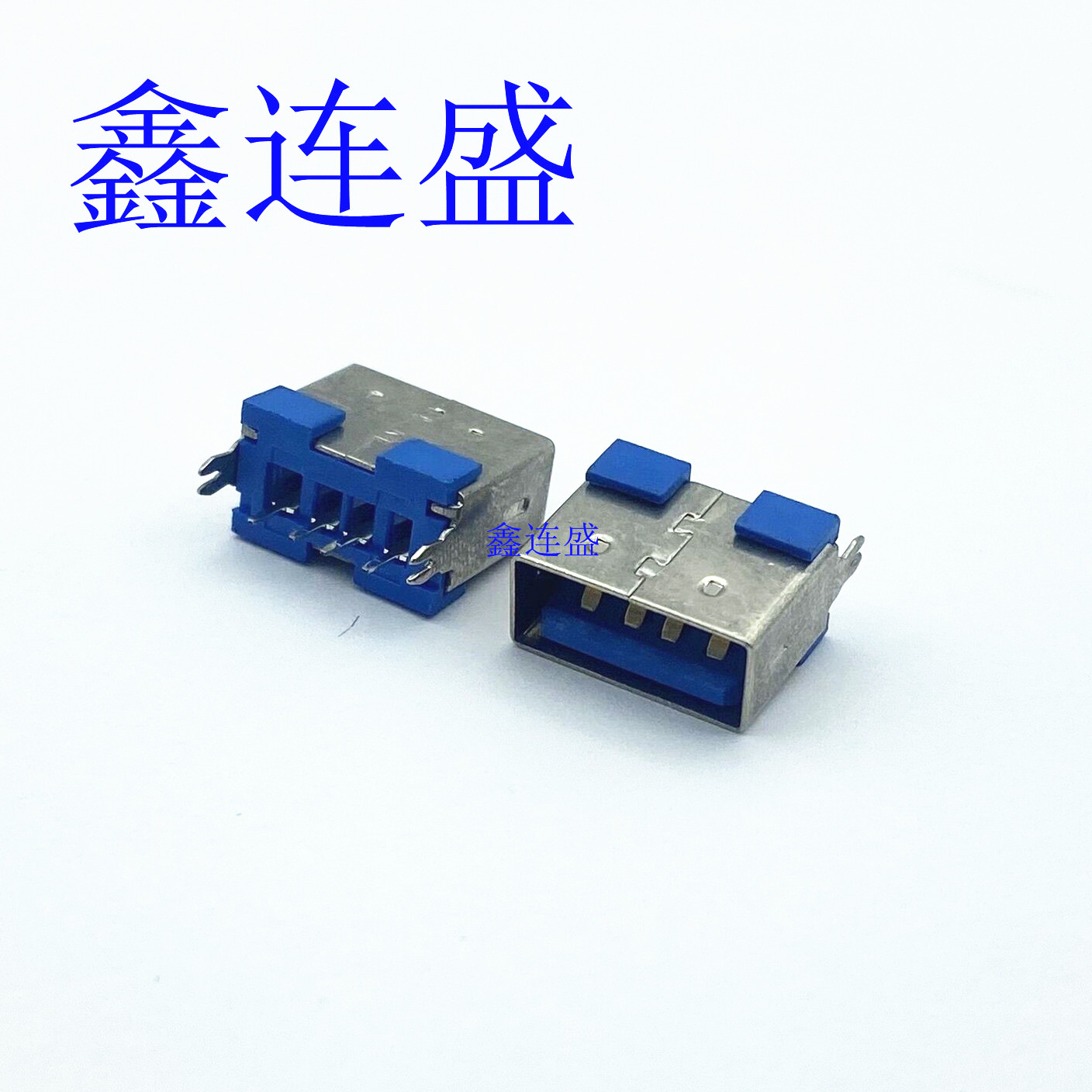 USB AF 短体10.0  直插立式 无弹片 直边