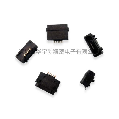 MICRO USB 5P B口 防水全塑SMT