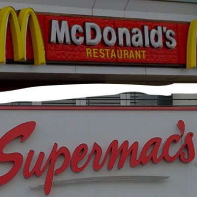 Supermac's与麦当劳的巨无霸展开了一场商标大战