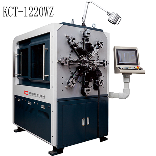 12轴无凸轮电脑数控拉簧机