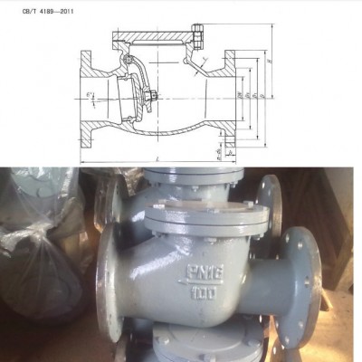 船用铸钢旋启式止回阀CB/T4189跃正船阀现货直销