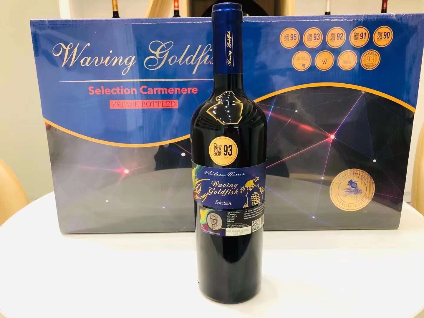 舞动金鱼-精选卡曼尼干红葡萄酒中秋送礼 商务接待酒